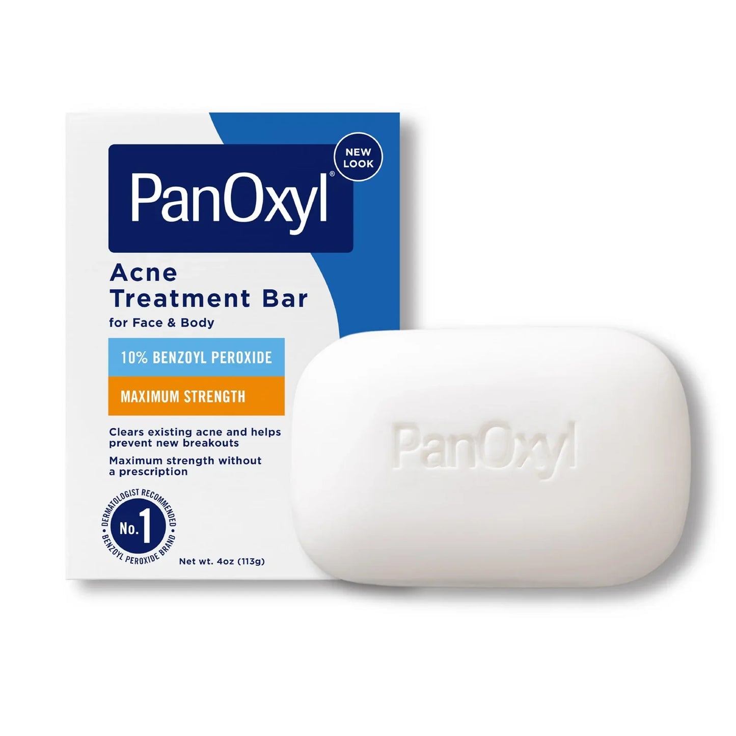 PanOxyl Acne Treatment Bar 10% Benzoyl Peroxide – Savon Anti-Acné 113g