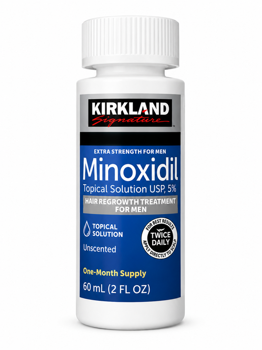 Kirkland Signature Minoxidil 5% – Traitement pour la Repousse des Cheveux