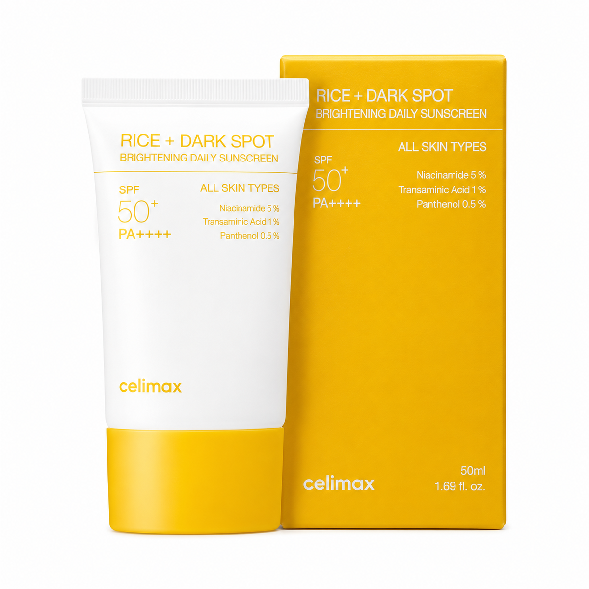 Celimax Rice + Dark Spot Brightening Daily Sunscreen SPF50+ PA++++