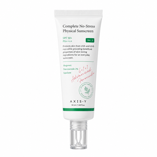 AXIS-Y Complete No-Stress Physical Sunscreen SPF50+ PA++++ 50ml