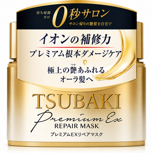 TSUBAKI Premium EX Repair Mask – Masque Réparateur Intensif pour Cheveux